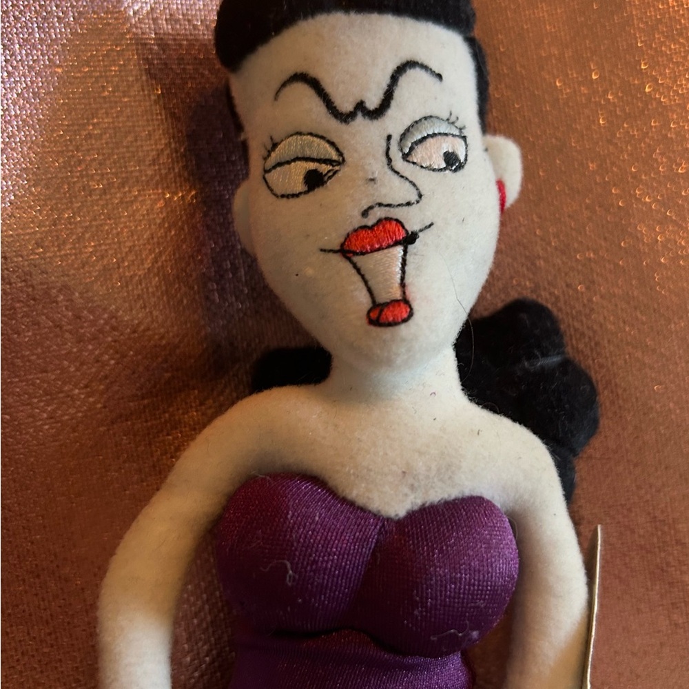 Natasha plush from Rocky and Bullwrinkle